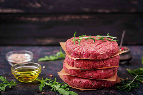 Bison Steak Patties, 4:1, Ind. wrapped